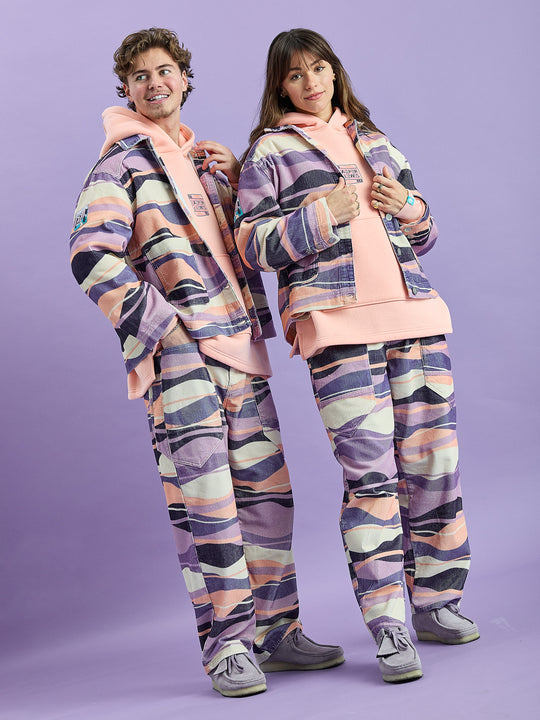 Darby Retro Pattern Corduroy Trousers