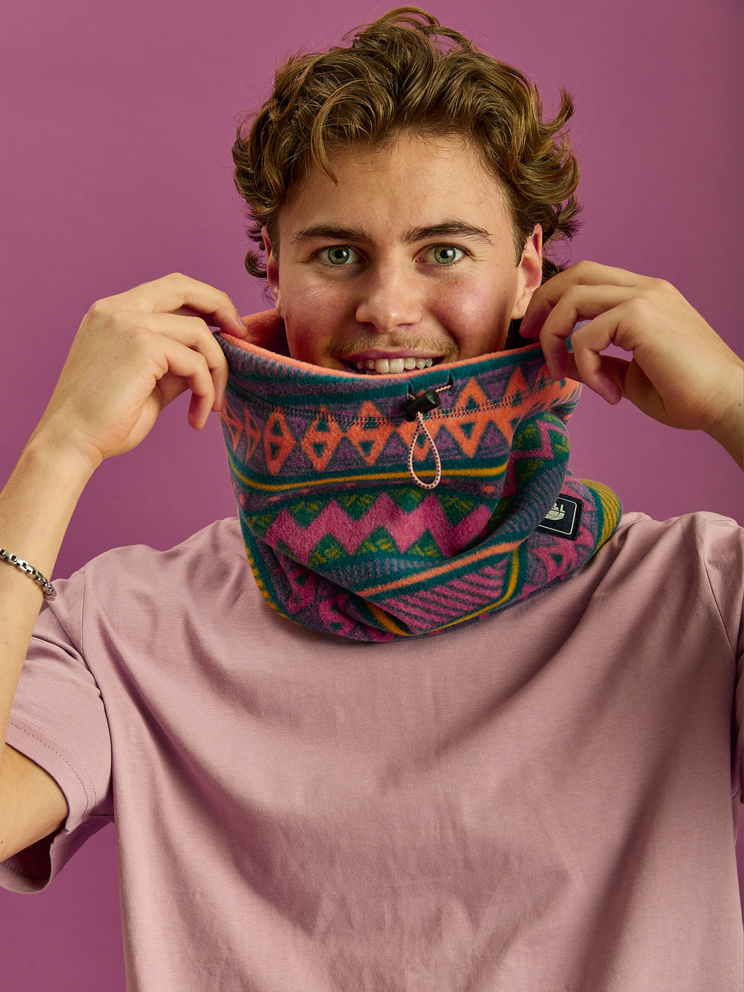 【匿名配送】RP Field Patchwork Fleece Snood nanamica ONLINE STORE│