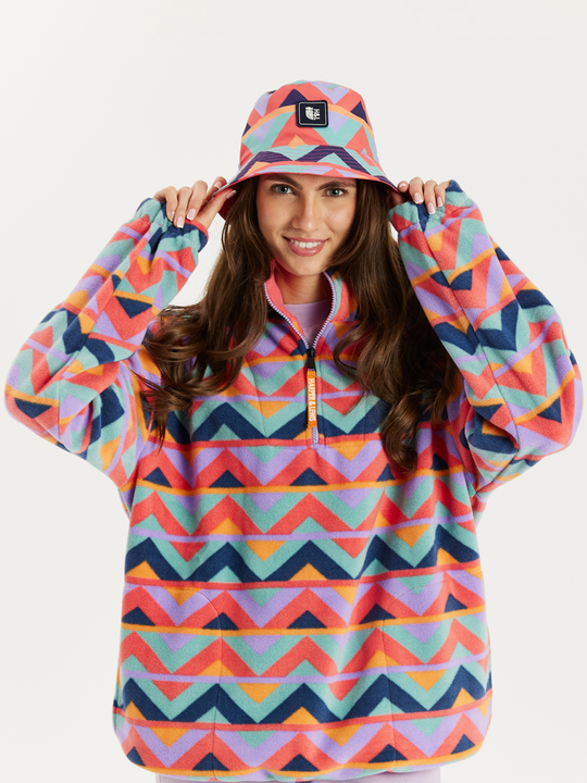 Raver Retro Pattern Bucket Hat