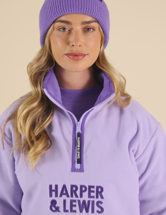 Elsa 1/4 Zip Fleece Lavender