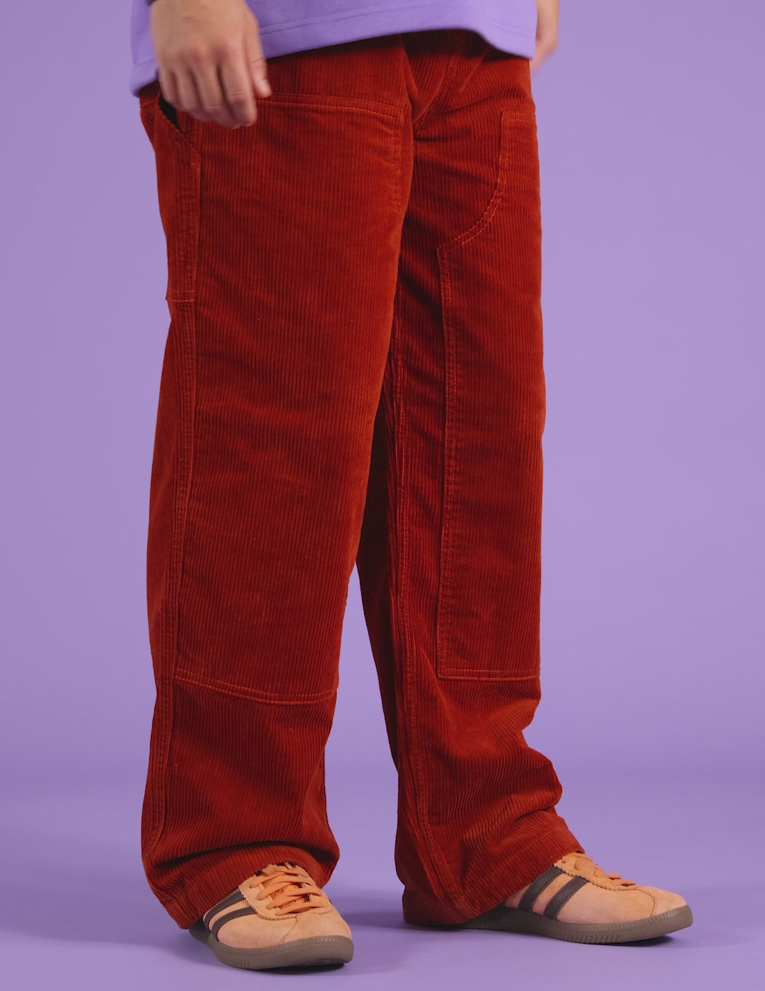 Mills Corduroy Trousers Rust