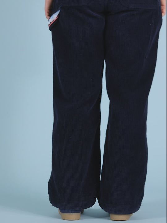 Mills Cordhose Marineblau